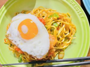 なんちゃって東南アジア料理④　ミーゴレンっぽいもの